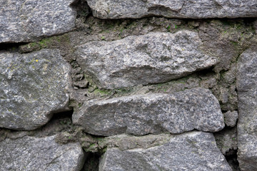 Masonry texture for design. Photo of gray stone wall for banner and design. Textures for Designs