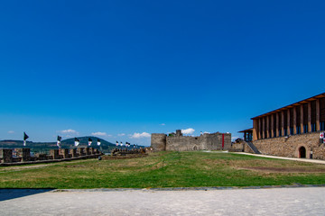 Fototapeta na wymiar Templarium castle, Ponferrada, Santiago Road, Spain