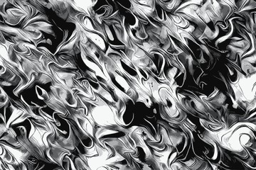 Black and white mineral oil stains on water with swirls