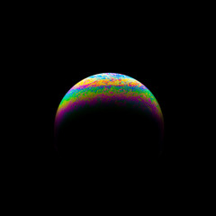 Soap Bubble look like planets