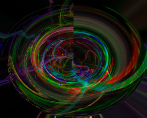 abstract digital fractal, beautiful design