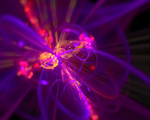 abstract digital fractal, beautiful design
