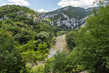 Fototapeta na wymiar Amazing Landscape of Iskar River Gorge, Balkan Mountains, Bulgaria