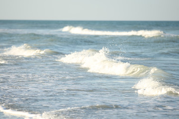 waves on the beach