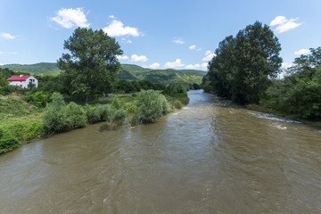 Fototapeta premium Amazing Landscape of Iskar River Gorge, Balkan Mountains, Bulgaria