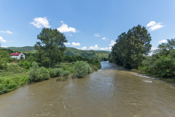 Fototapeta premium Amazing Landscape of Iskar River Gorge, Balkan Mountains, Bulgaria