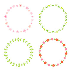 Spring round frame set