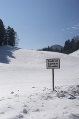 Dorf Sachrang im Winter mit viel Schnee