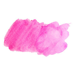 Fototapeta premium Streszczenie na białym tle różowy wektor akwarela transparent.