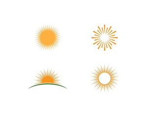 Sun logo vector