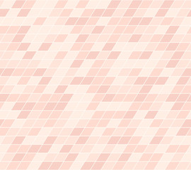 Rose parallelogram pattern. Seamless vector