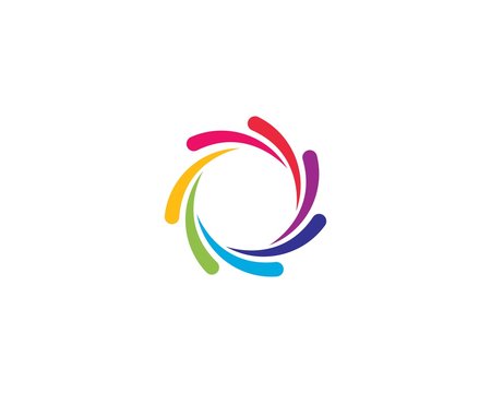 Rainbow logo vector