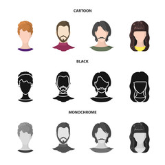 Vector design of professional and photo symbol. Collection of professional and profile stock symbol for web.