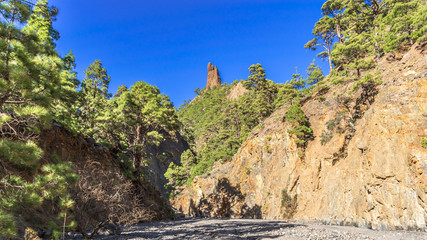 Roque Idafe, Caldera de Taburiente, La Palma