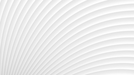 Abstract background of gradient curves in white colors