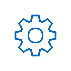 Gear icon, settings symbol