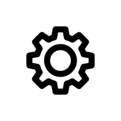 Gear icon, settings symbol