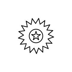 premium, star, label icon. Element of marketing for mobile concept and web apps icon. Thin line icon for website design and development, app development. Premium icon