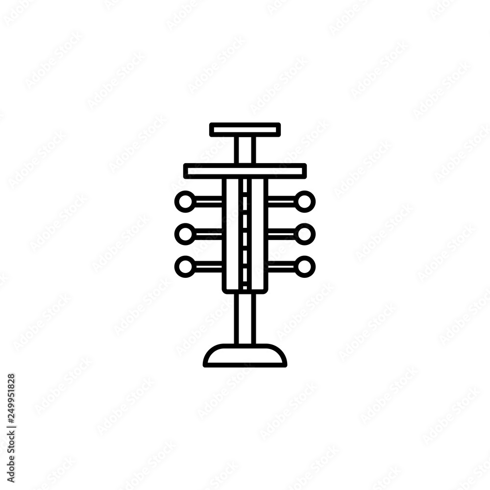 Poster traffic light, racing icon. element of motor sport for mobile concept and web apps icon. thin line i
