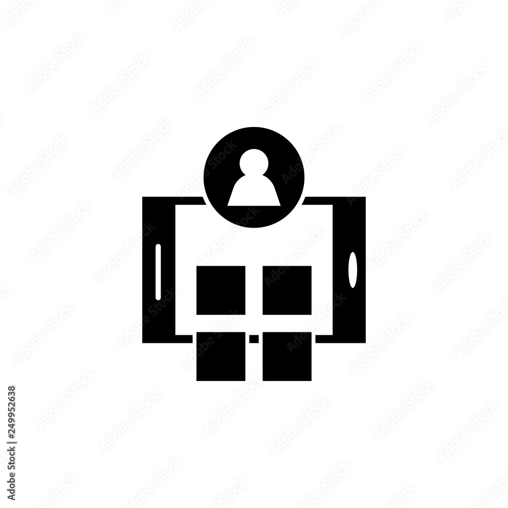 Poster web development, ui/ux design icon. element of web development icon. premium quality graphic design 