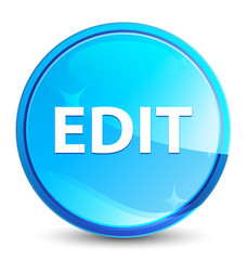 Edit splash natural blue round button