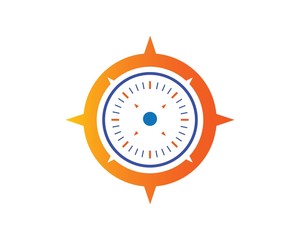 compass logo icon vector template
