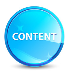 Content splash natural blue round button