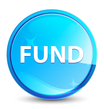 Fund splash natural blue round button