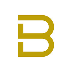 modern trendy B Letter unique Icon Design Logo