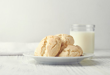 Biscoitos de Nata com leite