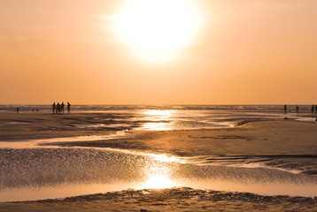 Jericoacoara beach Cear&aacute; sunset
