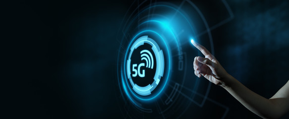 5G Network Internet Mobile Wireless Business concept