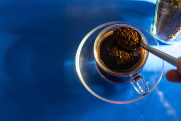 black coffee Reflection Light