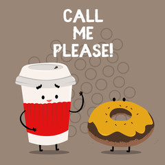 Writing note showing Call Me Please. Business photo showcasing Asking for communication by telephone to talk about something