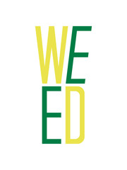 hanf weed cannabis kiffen kiffer stoned rauchen joint drogen bekifft illegl design cool logo design