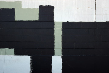 Rough paint concrete cinder block wall background texture