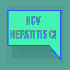 Conceptual hand writing showing Hcv Hepatitis C. Business photo text Liver disease caused by a virus severe chronic illness Blank Deformed Color Round Shape with Small Circles