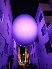 The orb. It is modern ball shaped passageway bridge connecting two buildings in Miami. It is...