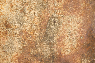 Rust on metal surfaces