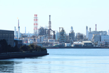 Naklejka premium 工業地帯