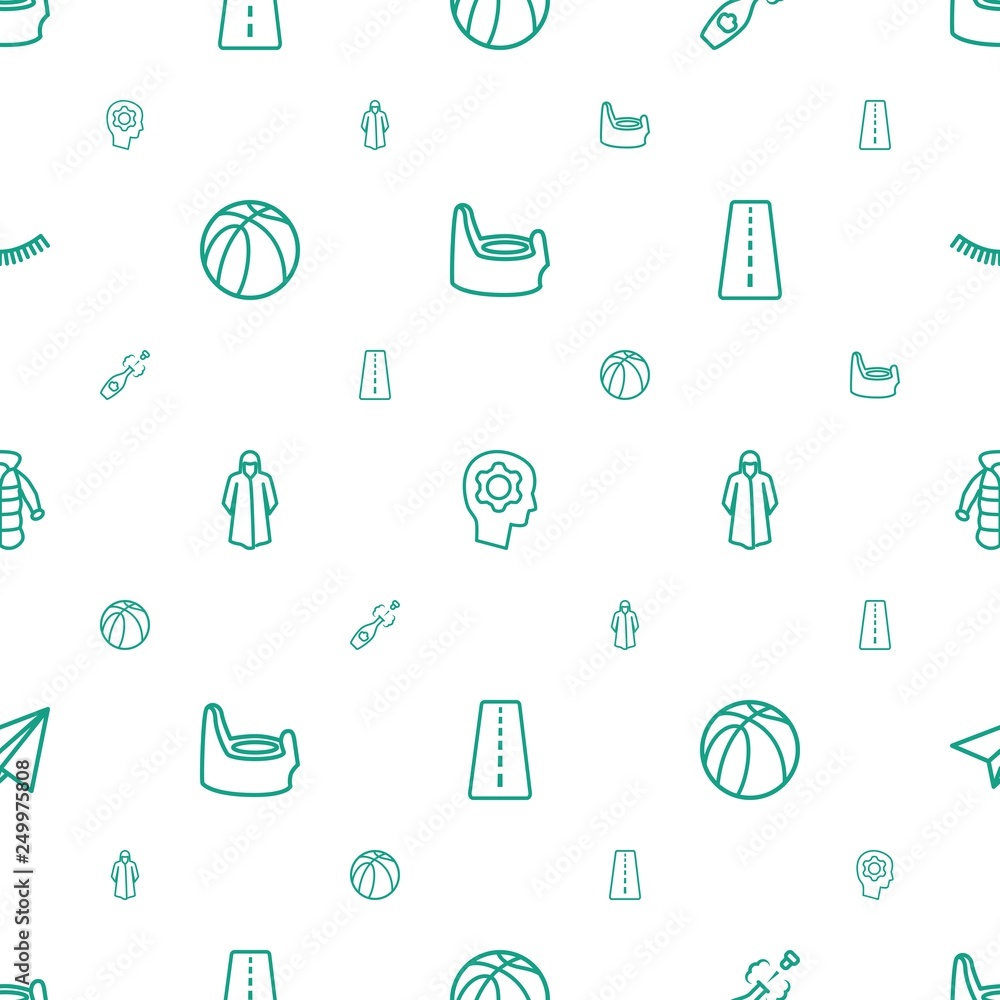 Poster sketch icons pattern seamless white background