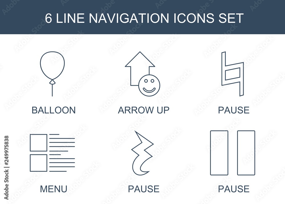 Poster navigation icons