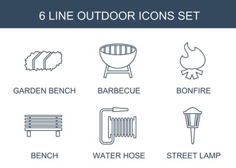 6 outdoor icons