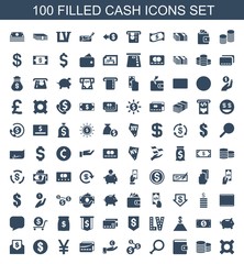 100 cash icons