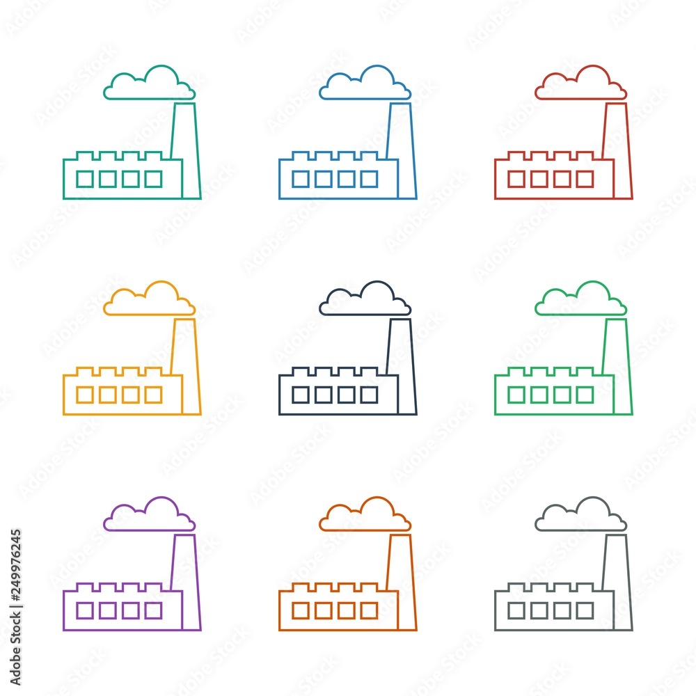 Sticker  icon white background