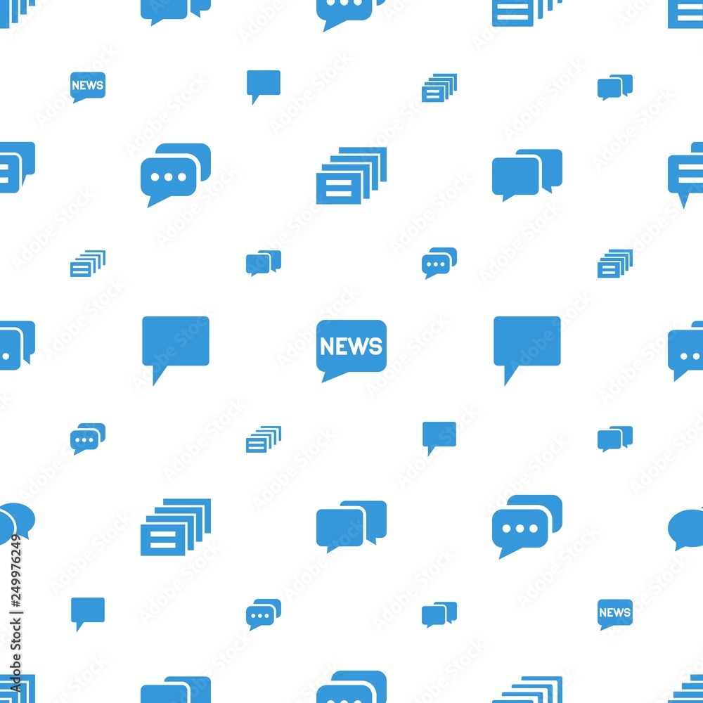 Poster dialog icons pattern seamless white background