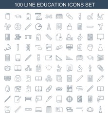 100 education icons