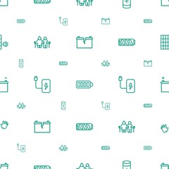 generation icons pattern seamless white background