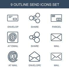 9 send icons