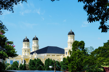 Sultan Abu Bakar State Mosque in Johor Bharu Malaysia - Image